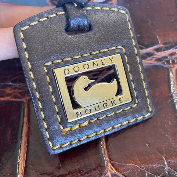 SOLD DOONEY & Bourke croc embossed leather bag - Picture 3 of 16